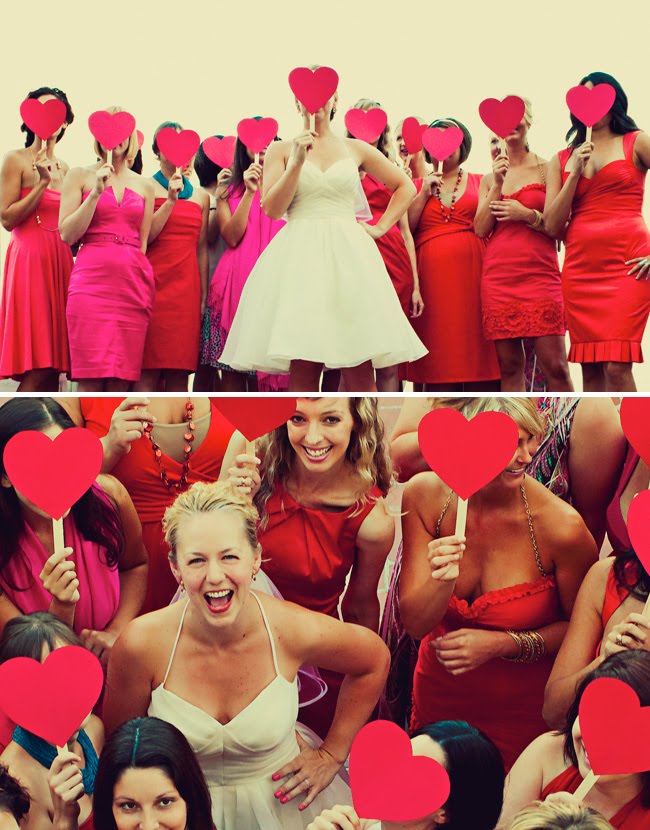 Свадьба в стиле красных сердец